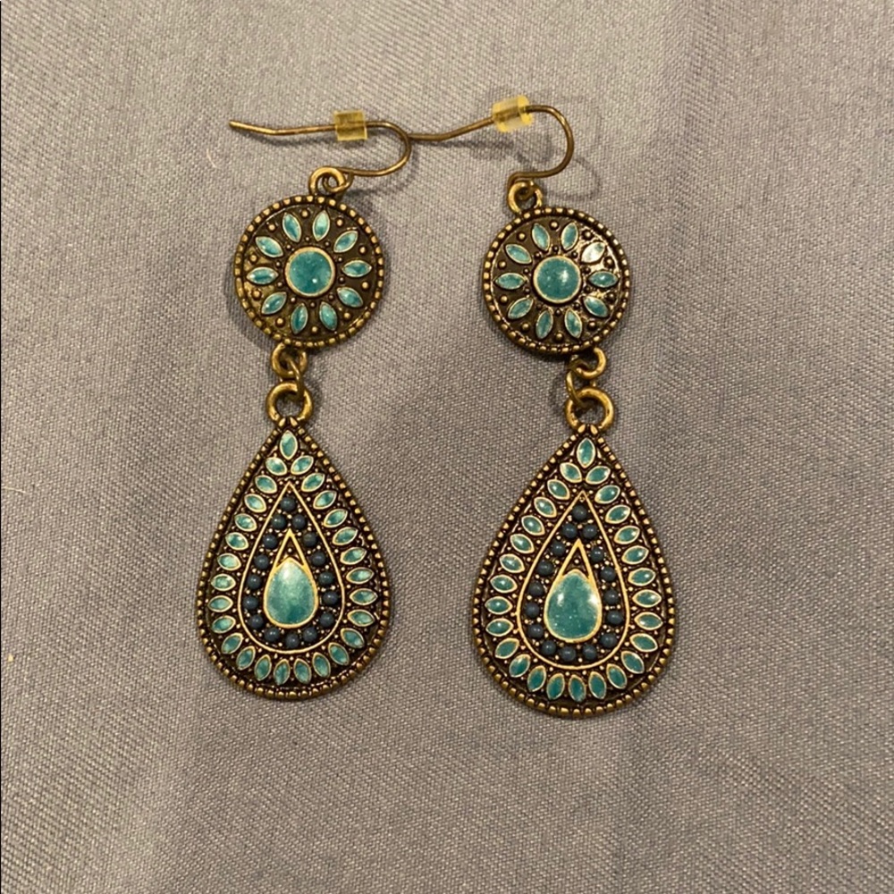 Turquoise dangle earrings